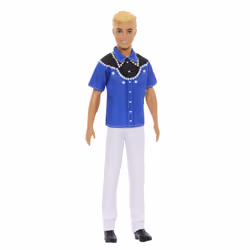 Barbie Fashionistas 65th Anniversary Blonde Ken Doll, Western Look - Additional view 7