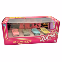 Hot Wheels Barbie The Movie Corvette 4-Pack
