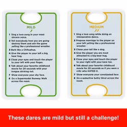 UNO Dare Adults Only, UK English Version, Card Game for Game Night, Travel, Camping & Party, HRL30