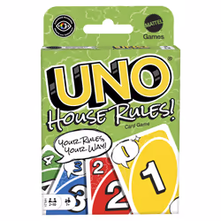 Games UNO House Rules, Card Game, Shedding, 7 yr(s), Family game