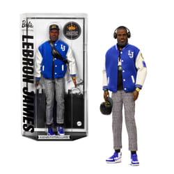 Barbie Signature LeBron James Kenbassadors Doll Collectible with Varsity Jacket Outfit & Accessories