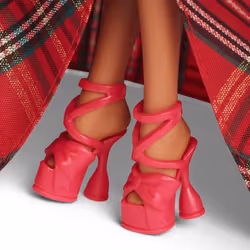 Barbie 2024 Holiday Barbie Dolls  Seasonal Collector Toy  Barbie Signature  Plaid Gown with Red Bow  Displayable Packaging  Light Brown Hair