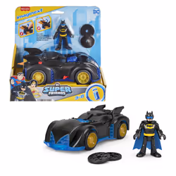 Fisher-Price Imaginext DC Super Friends Shake and Spin Batmobile, Car, 3 yr(s), Plastic, Multicolour