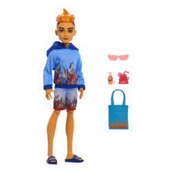 Monster High Scare-adise Island Heath Burns Doll, Fashion doll, Male, 4 yr(s), Girl, Multicolour