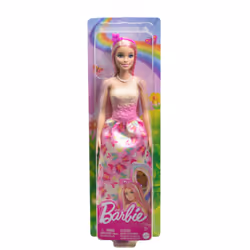 Barbie A Touch of Magic Royal Doll, Pink & Blonde Hair, Butterfly-Print Skirt - Additional view 6