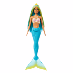 Barbie A Touch of Magic Mermaid Doll with Green & Blue Hair, Blue Tail - Additional view 5