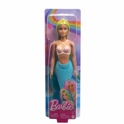 Barbie A Touch of Magic Mermaid Doll with Green & Blue Hair, Blue Tail - Additional view 6