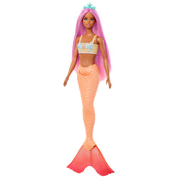 Barbie A Touch of Magic Mermaid Doll with Pink Hair & Orange Tail