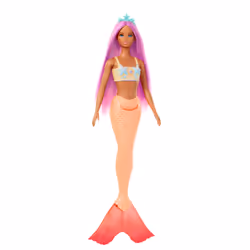 Barbie A Touch of Magic Mermaid Doll with Pink Hair & Orange Tail