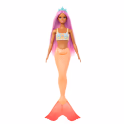 Barbie A Touch of Magic Mermaid Doll with Pink Hair & Orange Tail - Additional view 5
