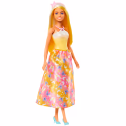 Barbie A Touch of Magic Royal Doll, Blonder & White Hair, Butterfly-Print Skirt, Fashion doll, Female, 3 yr(s), Girl, 310 mm, ...