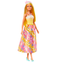 Barbie A Touch of Magic Royal Doll, Blonder & White Hair, Butterfly-Print Skirt