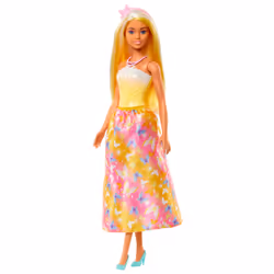 Barbie A Touch of Magic Royal Doll, Blonder & White Hair, Butterfly-Print Skirt - Additional view 5