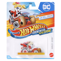Hot Wheels Racer Verse DC Harley Quinn Harleymobile, Car, 3 yr(s), Plastic, Multicolour