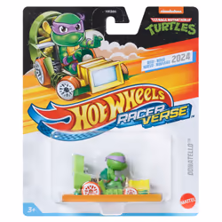 Hot Wheels Racer Verse Donatello, Car, Teenage Mutant Ninja Turtles, 3 yr(s), Plastic, Multicolour