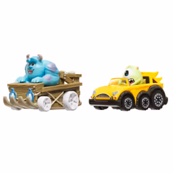 Hot Wheels Racer Verse RacerVerse Die-Cast Cars, Set of 2 Toy Vehicles with Character Drivers Optimized for RacerVerse Track (Styles May Vary)