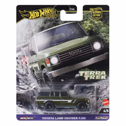 Hot Wheels Car Culture Terra Trek Toyota Land Cruiser FJ60, Car, 3 yr(s), Metal, Green