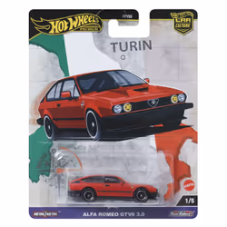 Hot Wheels Car Culture Alfa Romeo GTV6 3.0, Car, 3 yr(s), Metal, Red