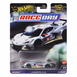 Hot Wheels Car Culture Race Day Chevrolet Corvette C8.R, Car, 3 yr(s), Metal, Multicolour