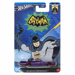Hot Wheels Batman TV Series Batmobile, Car, 3 yr(s), Metal, Purple