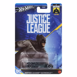 Hot Wheels Batman Justice League Batmobile, Vehicle, 3 yr(s), Metal, Black, Green