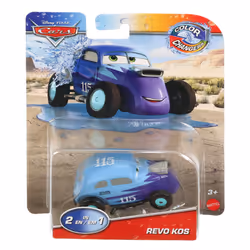 Disney Pixar Cars Color Changers Revo Kos, Car, 3 yr(s), Plastic, Blue, Purple
