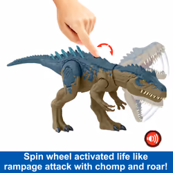 Jurassic World Ruthless Rampagin Allosaurus Dinosaur Toy with Attack Move & Roar Sound - Additional view 5