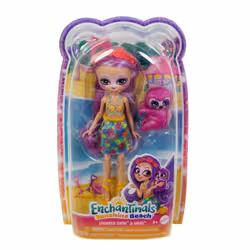 Enchantimals Dolls, Sunshine Beach Sabindra Sloth Doll and Figure - Additional view 5