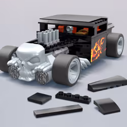 MEGA Hot Wheels Showcase Bone Shaker