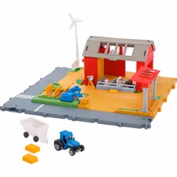 Matchbox Action Drivers Playset, Farm Adventure with 1:64 Scale Tractor & 6 Accessories, Farm, 3 yr(s), Batteries included, L ...