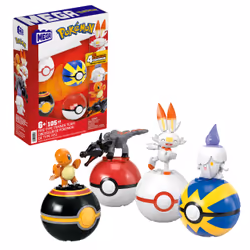 MEGA Pokémon Fire-Type Trainer Team