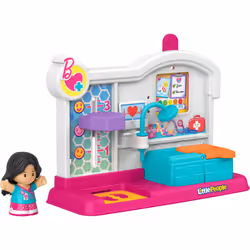 Fisher-Price Little People Barbie Toys for Toddler Doctor Playset wit