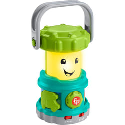 Fisher-Price Baby Learning Toy Laugh & Learn Camping Fun Lantern  Pretend Camping Gear with Lights & Music for Infants Ages 6+ Months