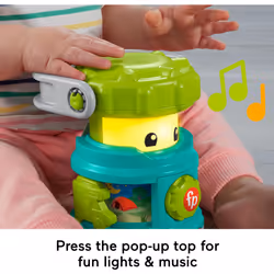Fisher-Price Baby Learning Toy Laugh & Learn Camping Fun Lantern  Pretend Camping Gear with Lights & Music for Infants Ages 6+ Months