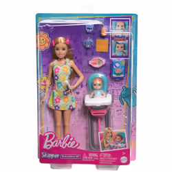Barbie Skipper Babysitters Inc. Skipper Babysitters Inc & Playset, Includes Doll, Baby, and Mealtime Accessories, 10 Piece Set - Additional view 5