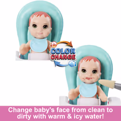 Barbie Skipper Babysitters Inc. Skipper Babysitters Inc & Playset, Includes Doll, Baby, and Mealtime Accessories, 10 Piece Set - Additional view 6