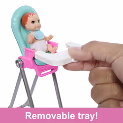 Barbie Skipper Babysitters Inc. Skipper Babysitters Inc & Playset, Includes Doll, Baby, and Mealtime Accessories, 10 Piece Set - Additional view 8
