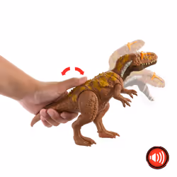 Jurassic World WILD ROAR Megalosaurus, Collectible action figure, Movie & TV series, Batteries required