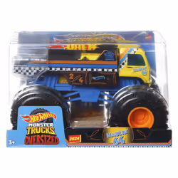 Hot Wheels Monster Trucks Oversized HAULIN' 64 Vehicle, Monster truck, 3 yr(s), Metal, Multicolour