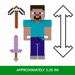 Minecraft 3.25' CORE FIGURE Steve