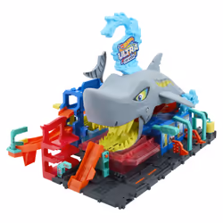 Hot Wheels City Ultra Shark Car Wash with Color Reveal Toy Car Featured in “Let’s Race” - Additional view 5