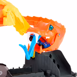 Hot Wheels City Pizza Slam Cobra Attack Playset & Toy Car, Featured in Netflix Series “Let’s Race” - Additional view 4