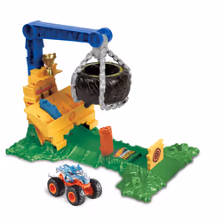 Hot Wheels Monster Trucks ARENA SMASHERS RHINOMITE CHARGIN' CHALLENGE Playset