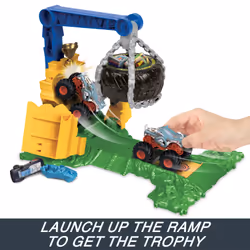 Hot Wheels Monster Trucks ARENA SMASHERS RHINOMITE CHARGIN' CHALLENGE Playset - Additional view 4