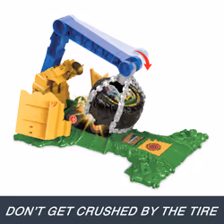Hot Wheels Monster Trucks ARENA SMASHERS RHINOMITE CHARGIN' CHALLENGE Playset - Additional view 5