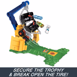 Hot Wheels Monster Trucks ARENA SMASHERS RHINOMITE CHARGIN' CHALLENGE Playset - Additional view 6