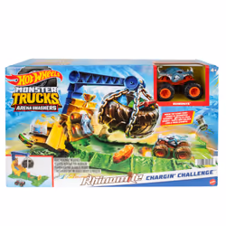 Hot Wheels Monster Trucks ARENA SMASHERS RHINOMITE CHARGIN' CHALLENGE Playset - Additional view 7