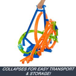 Hot Wheels Action Track Set with 5 Crash Zones, Motorized Booster and 1 Car - Additional view 8