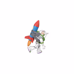 Disney and Pixar Toy Story Buzz Lightyear 12-in Scale Action Figure Toy with Rocket & 20 Plus Phrases & Sounds, Rocket Rescue ...