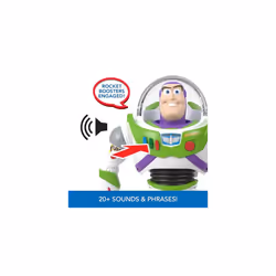 Disney and Pixar Toy Story Buzz Lightyear 12-in Scale Action Figure Toy with Rocket & 20 Plus Phrases & Sounds, Rocket Rescue Pack Buzz Pack, HTR73